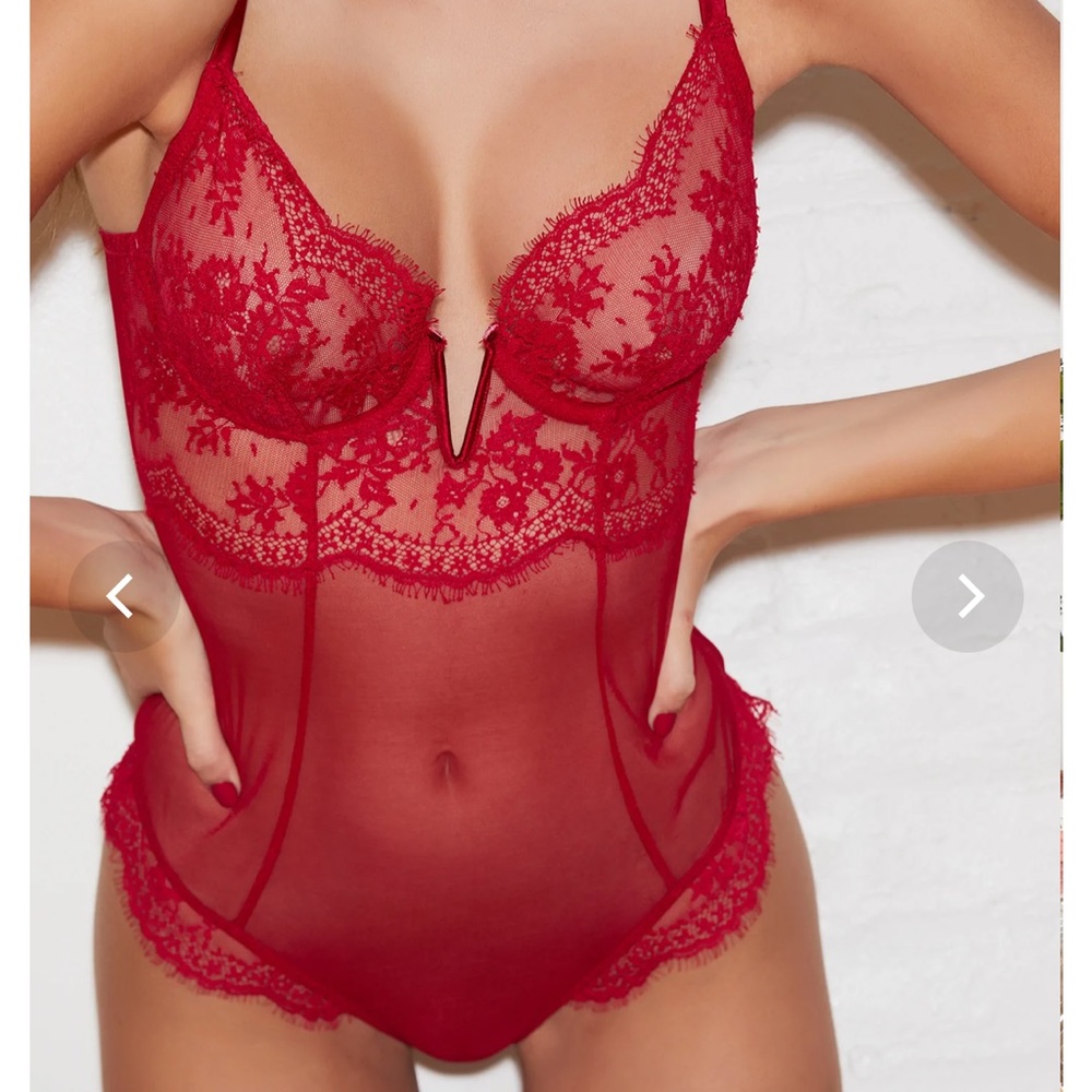 FLEUR DU MAL FRANKIE LACE BODYSUIT